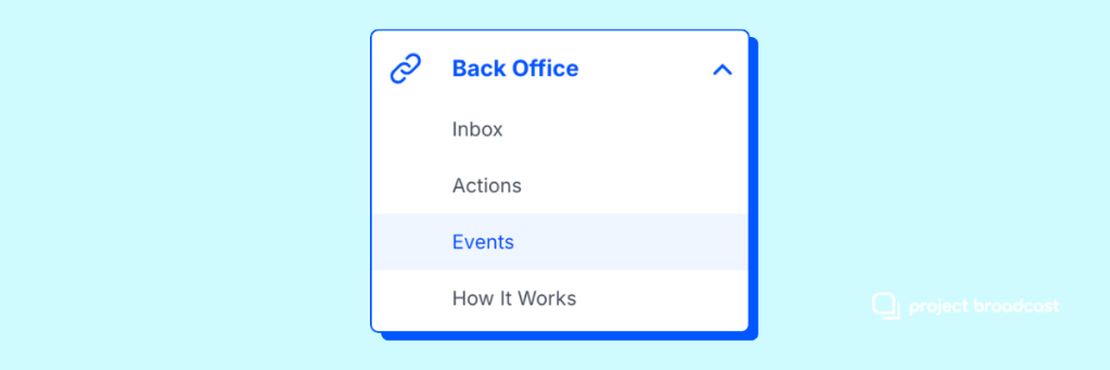 Back Office Events