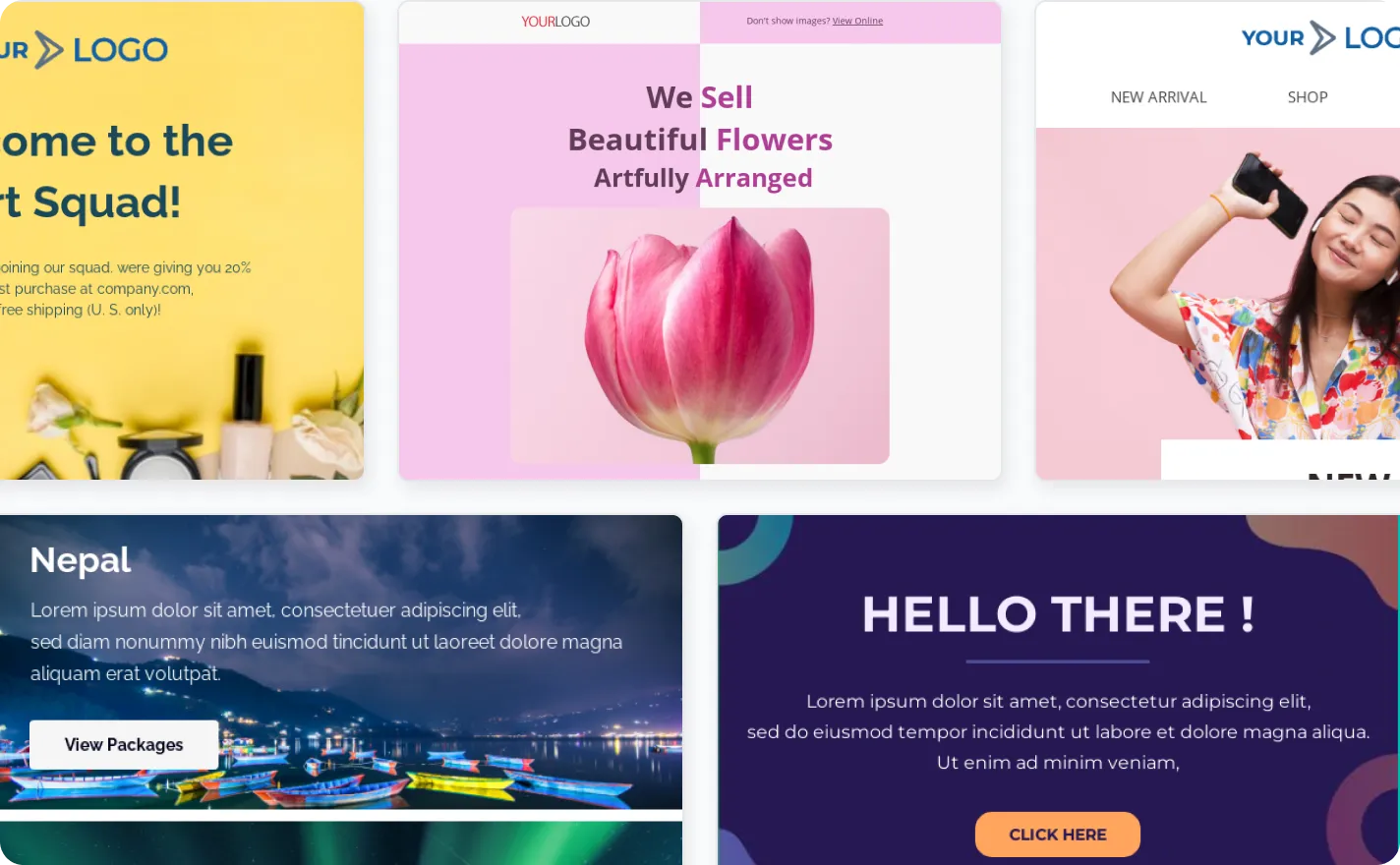 Create high-quality landing pages in minutes